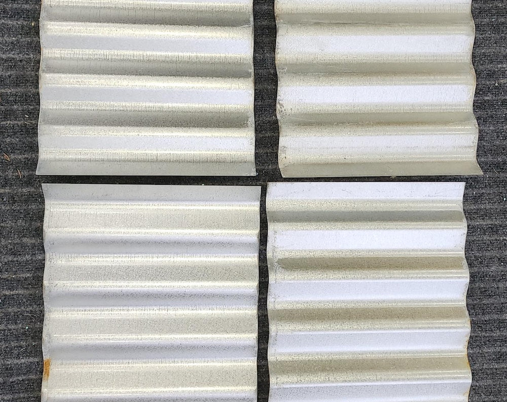 Galvanized Corrugated Metal Panels - 4 Pack